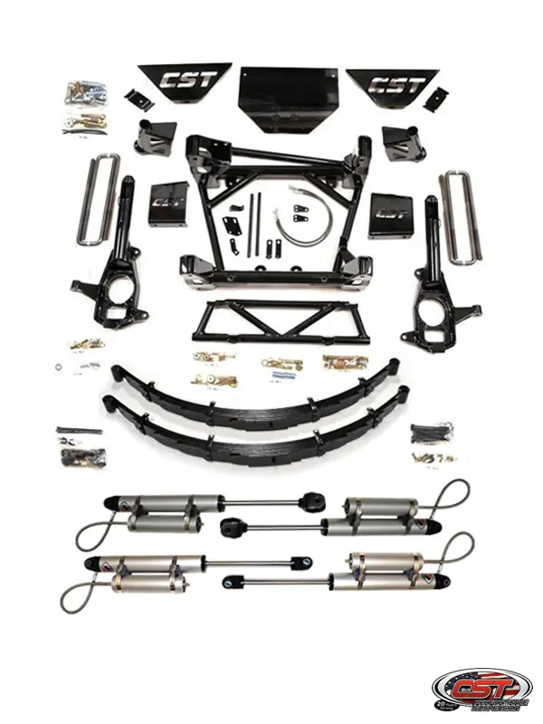 CST 11-19 GM 2500 / 3500 8-10″ Stage 4 Suspension System (w/ Soft-Ride Leafs)