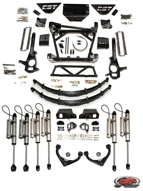 CST 11-19 GM 2500 / 3500 8-10″ Stage 7 Suspension System (w/ Soft-Ride Leafs & BJ UCA)