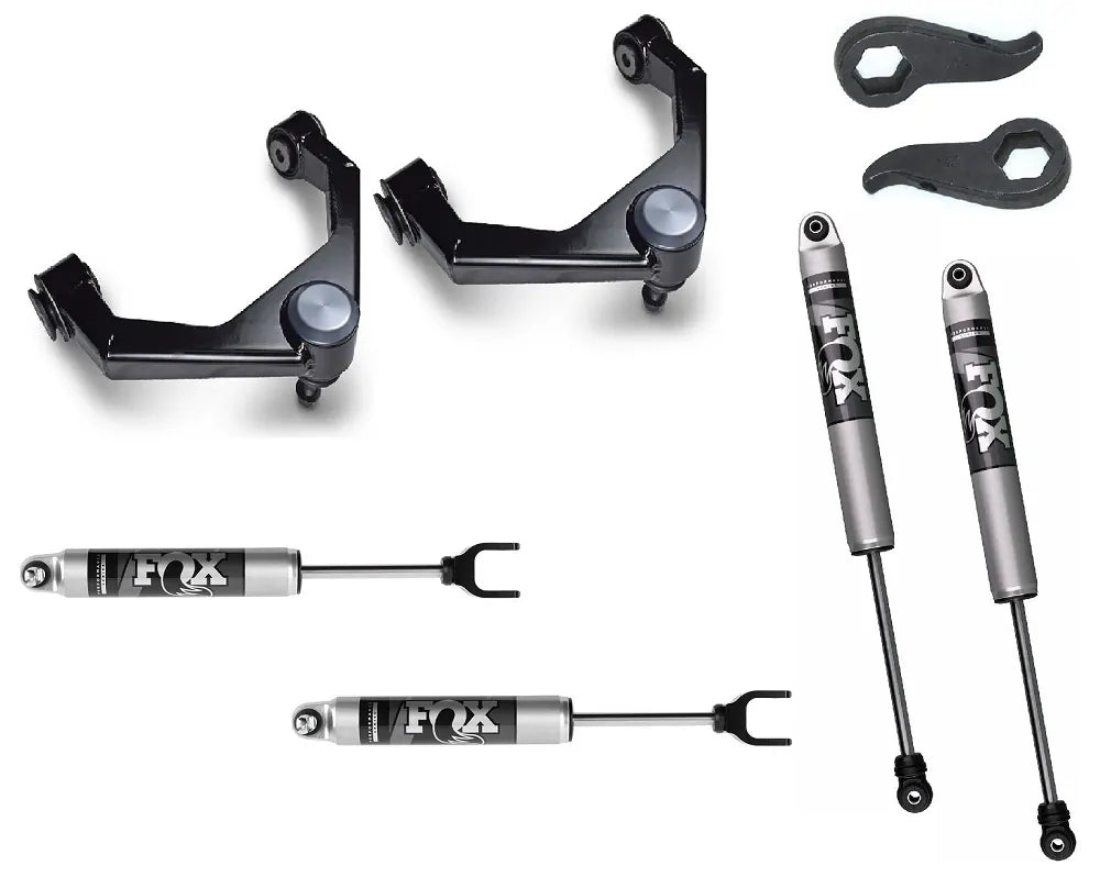 CST 2020+ GM 2500/3500HD Leveling Kit | Stage 1 Suspension System w/ FOX 2.0 IFP’s