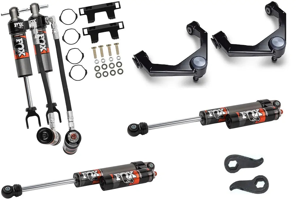 CST 2020+ GM 2500/3500HD Elite Leveling Kit | Stage 3 Suspension System w/ FOX 2.5 Elite Series Reservoir Shocks