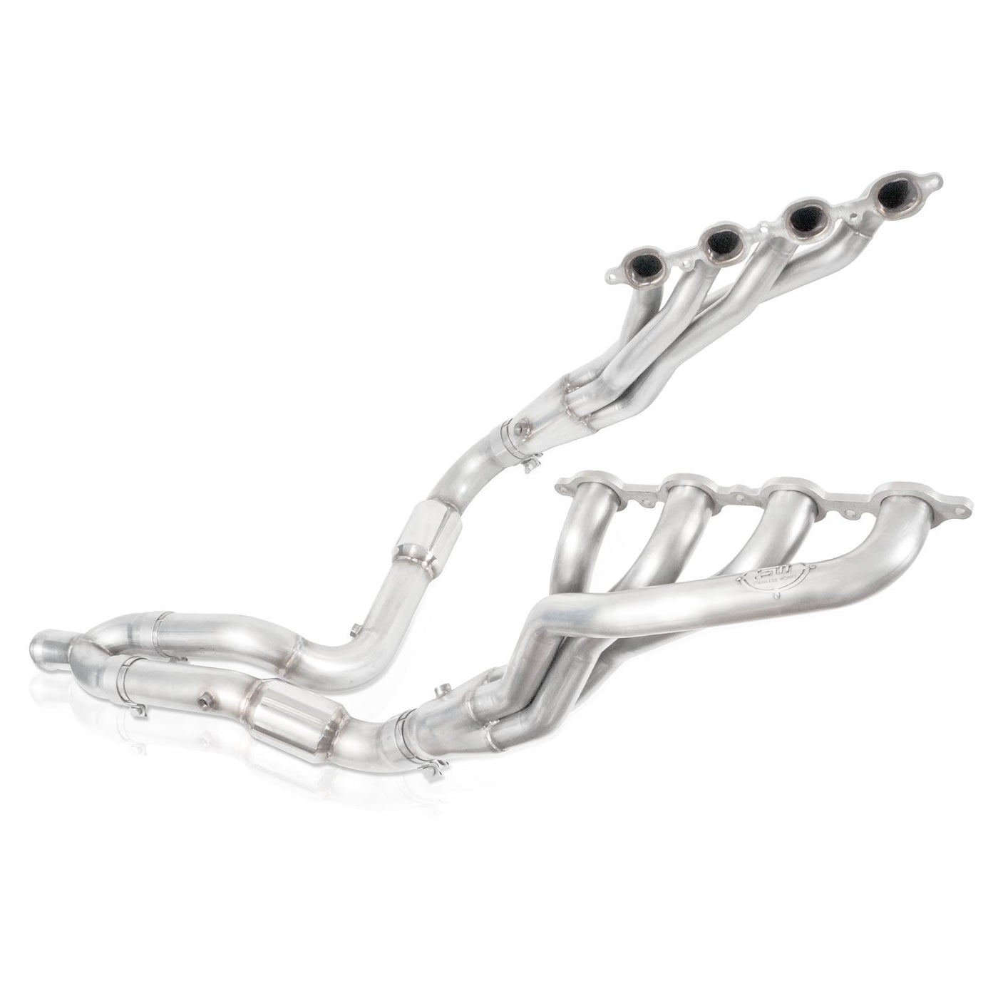 2014-18 Silverado Long Tube Header Kit Front View