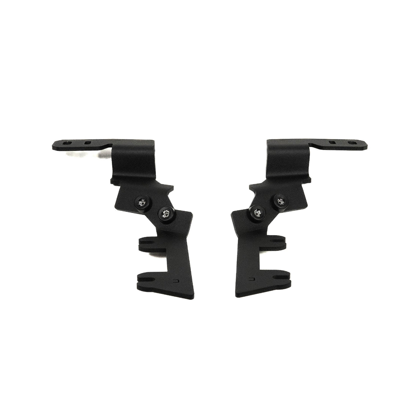 SDHQ Built '23-25 Colorado A-Pillar Light Mounts display of included parts 