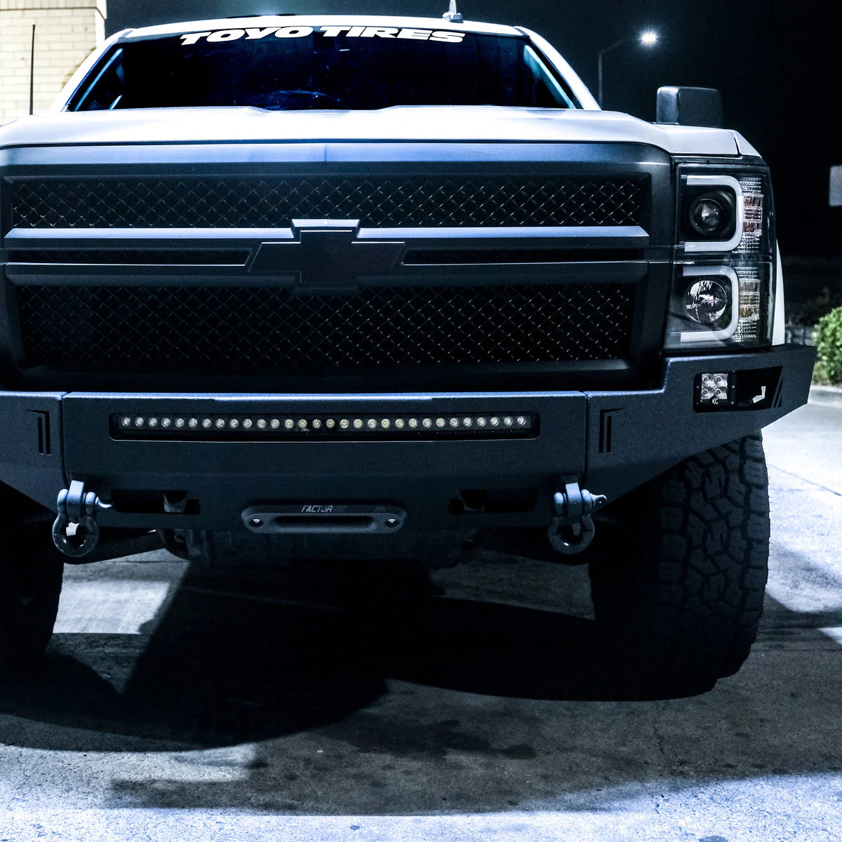 2014-2015 CHEVROLET SILVERADO 1500 OCTANE FRONT WINCH BUMPER Front View
