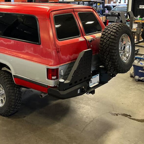 1973-1991 CHEVY/GM OCTANE DUAL SWING OUT REAR BUMPER Front View
