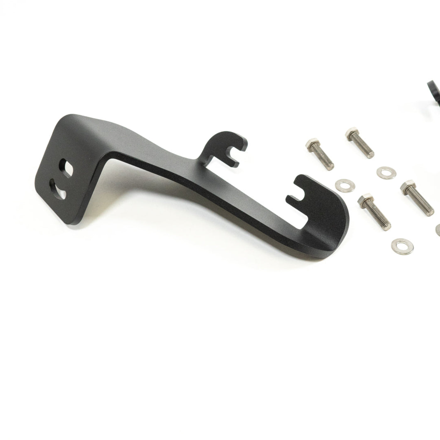 '00-05 Ford Excursion SDHQ Built A-Pillar Light Mounts display of included parts and hardware - close-up 