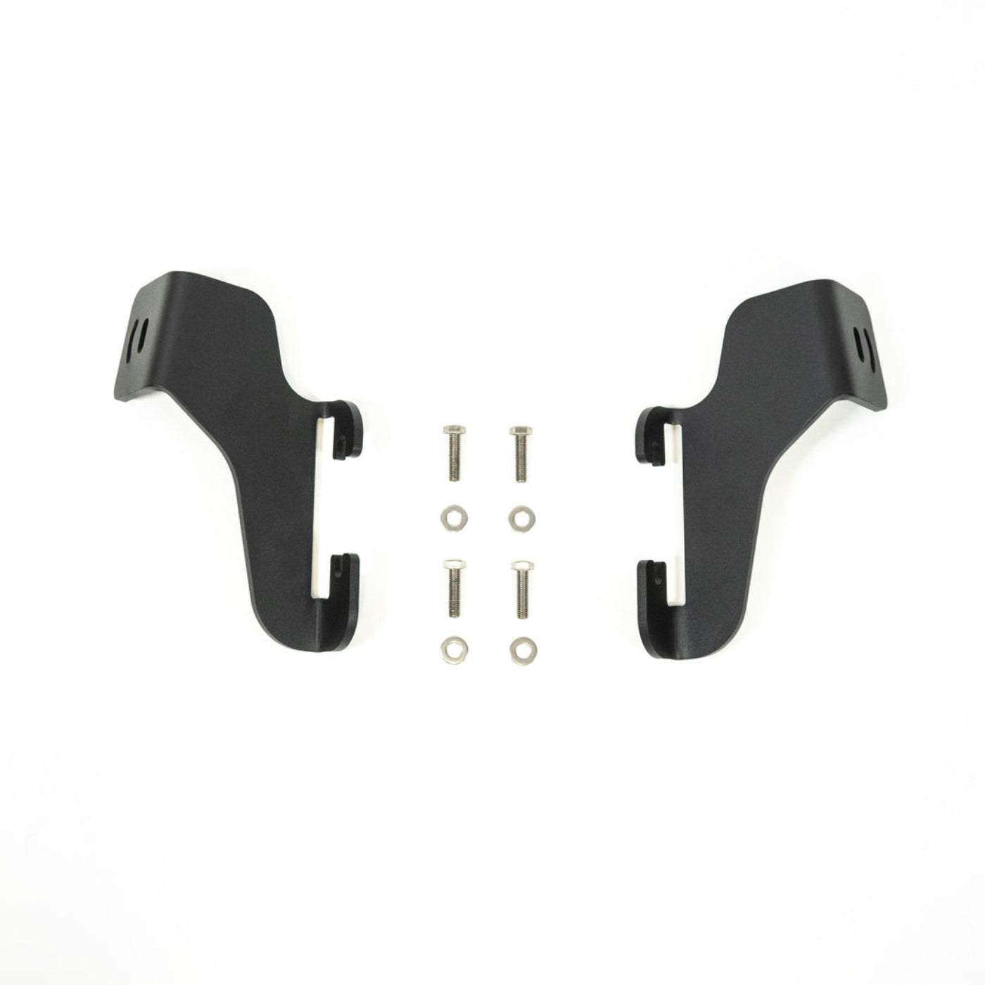 '00-05 Ford Excursion SDHQ Built A-Pillar Light Mounts display of included parts and hardware 