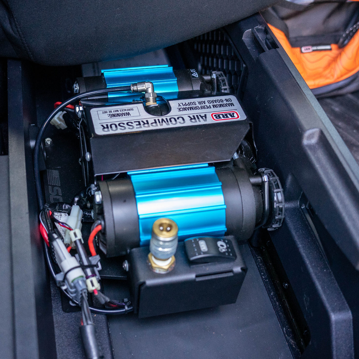 2017-2025 F250/F350/F450 ARB Air Compressor Mount installed 