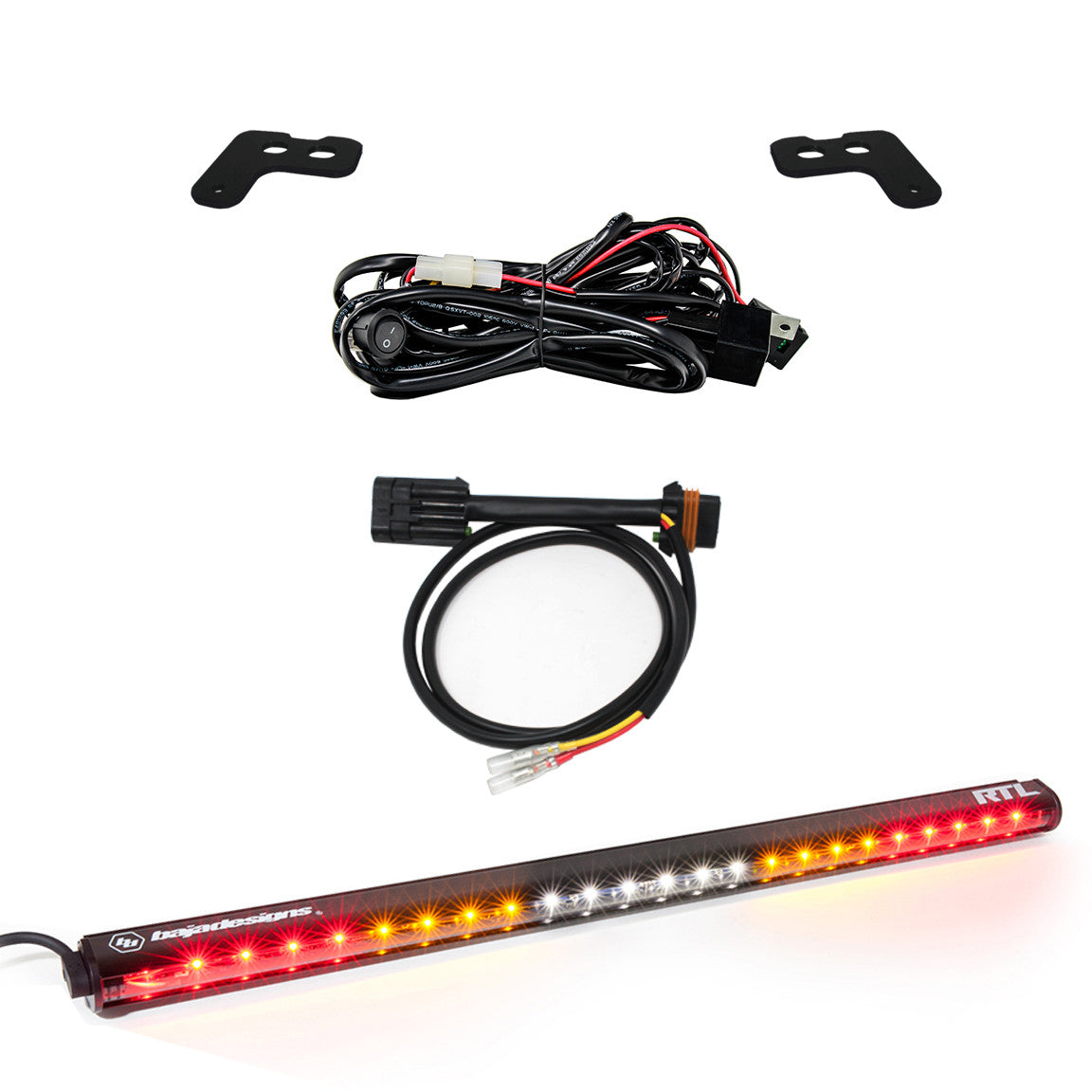 Polaris RTL 30 Inch Rear Tail Light Kit - Polaris 2020-25 RZR Pro XP; 2024 RZR Turbo R Front View
