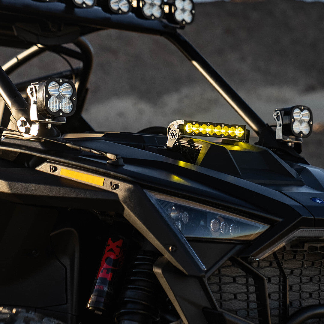 Baja Designs 2022-2024 Polaris RZR Pro R A-Pillar Kit Display on Vehicle 