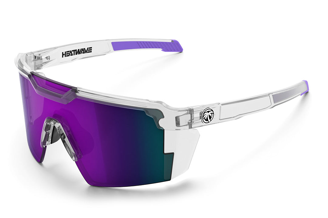 Future Tech | Clear Frame - Ultra Violet Polarized Lens Front View