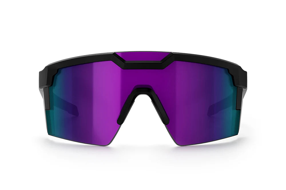 Future Tech | Black Frame - Ultra Violet Lens Front View