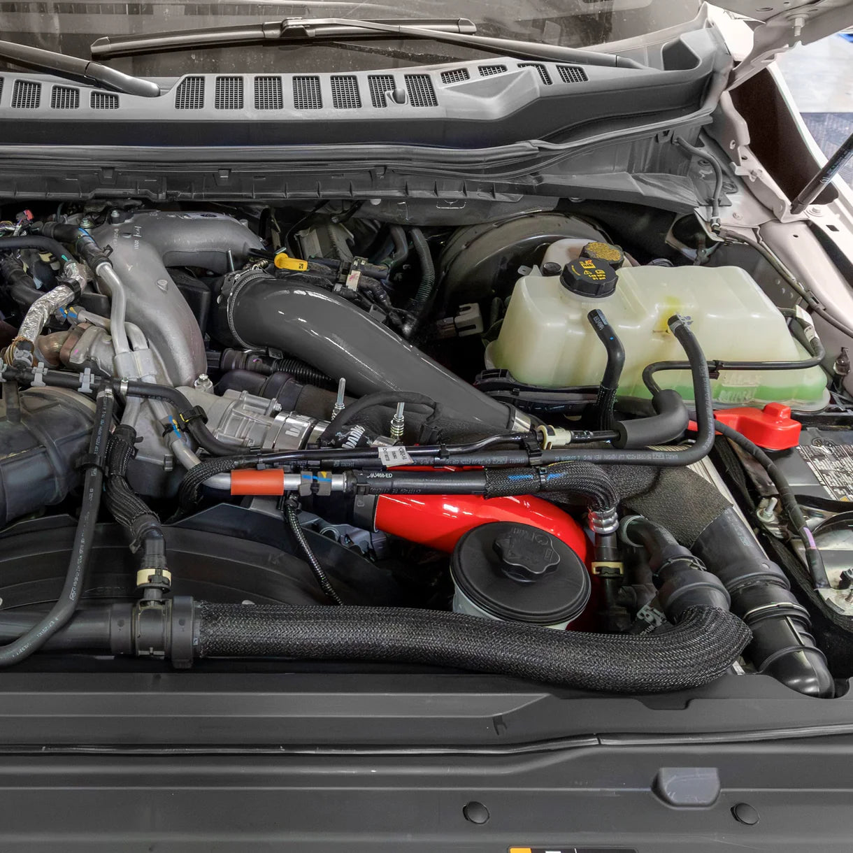 Cold Side Boost Tube 2011-2016 Ford Super Duty 6.7L Front View