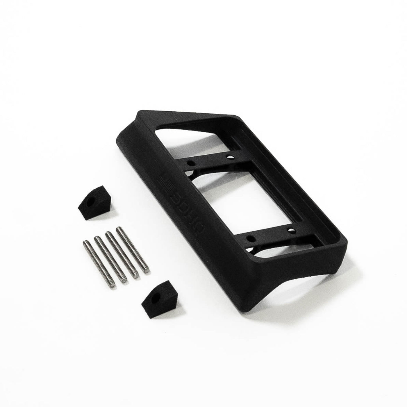 '15-20 Ford F150 SDHQ Built Switch Pros SP-9100 Flow Through Center Console Keypad Mount display of included parts and hardware