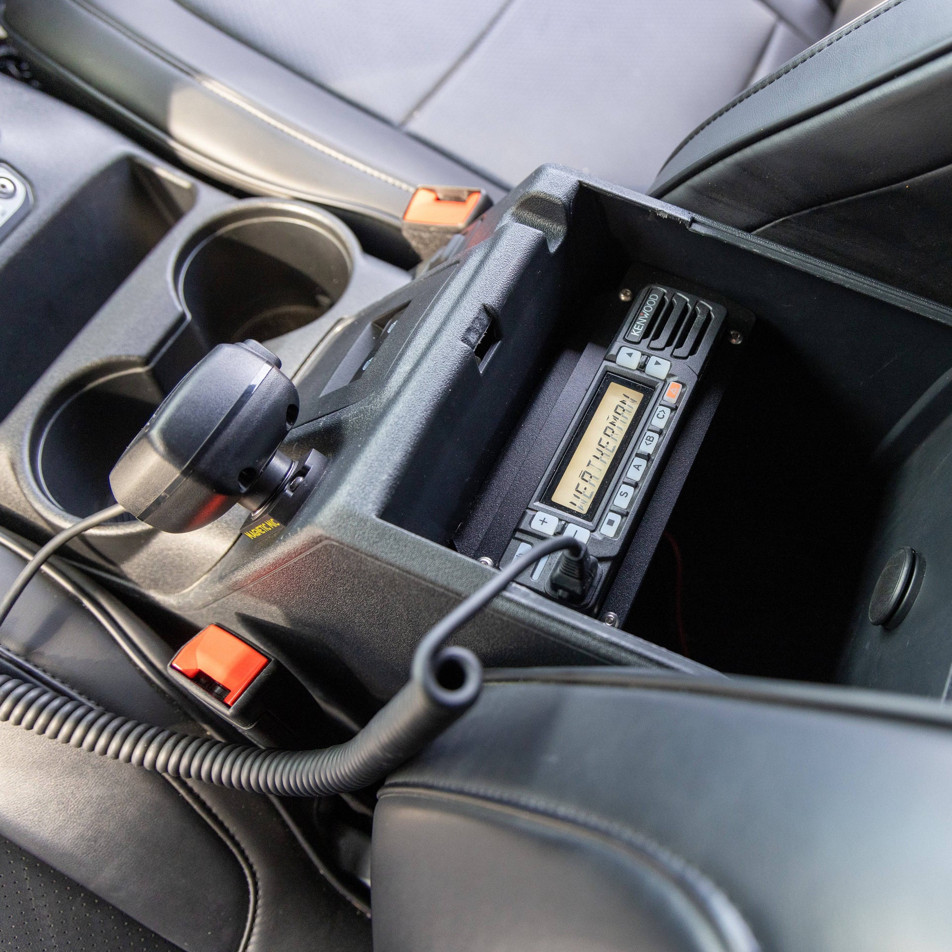 PCI Ford Bronco Radio Console Bracket Front View