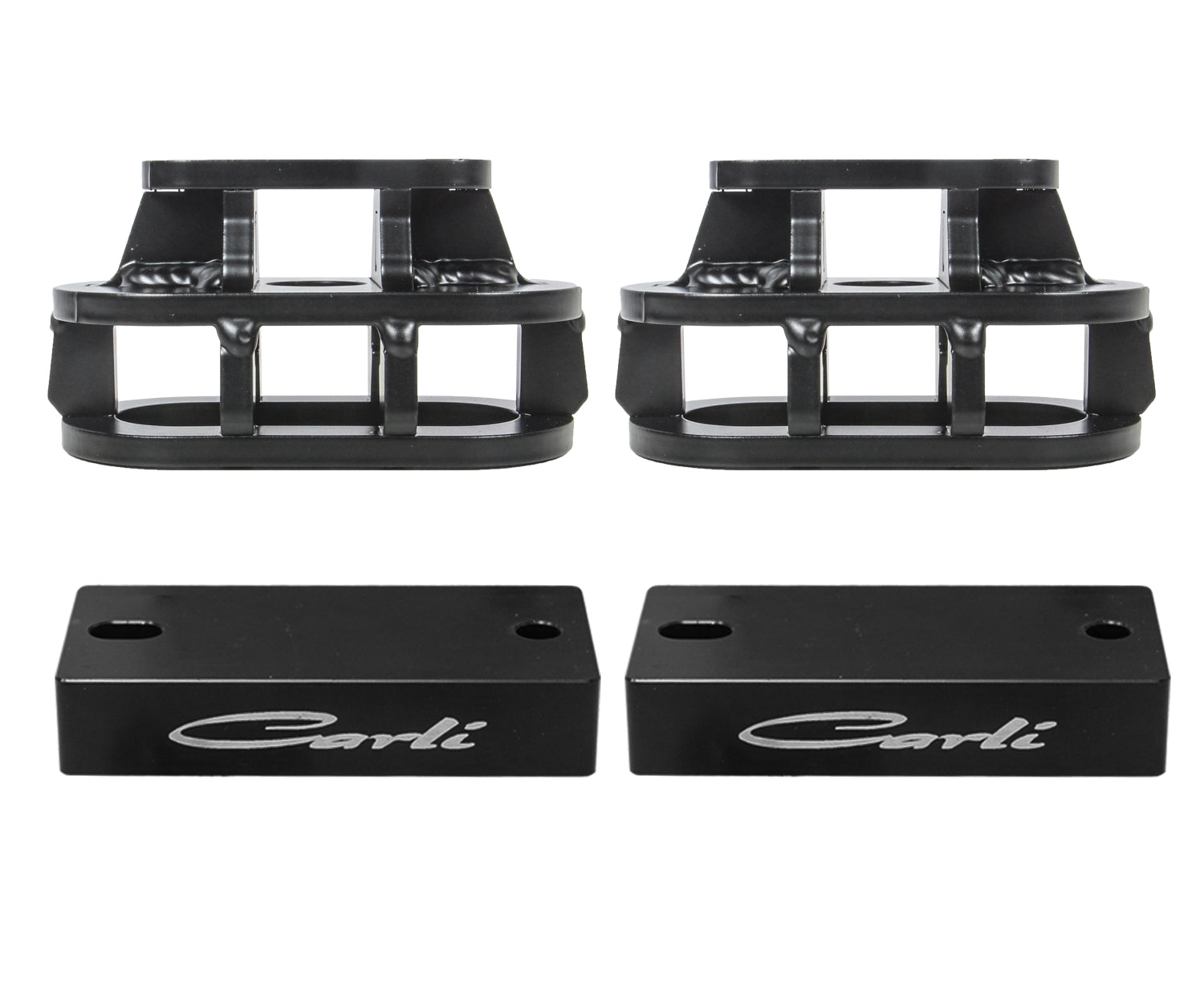 '14-18 Ram 2500 Hemi Carli Dominator System Front and Rear Bump Drops Display  