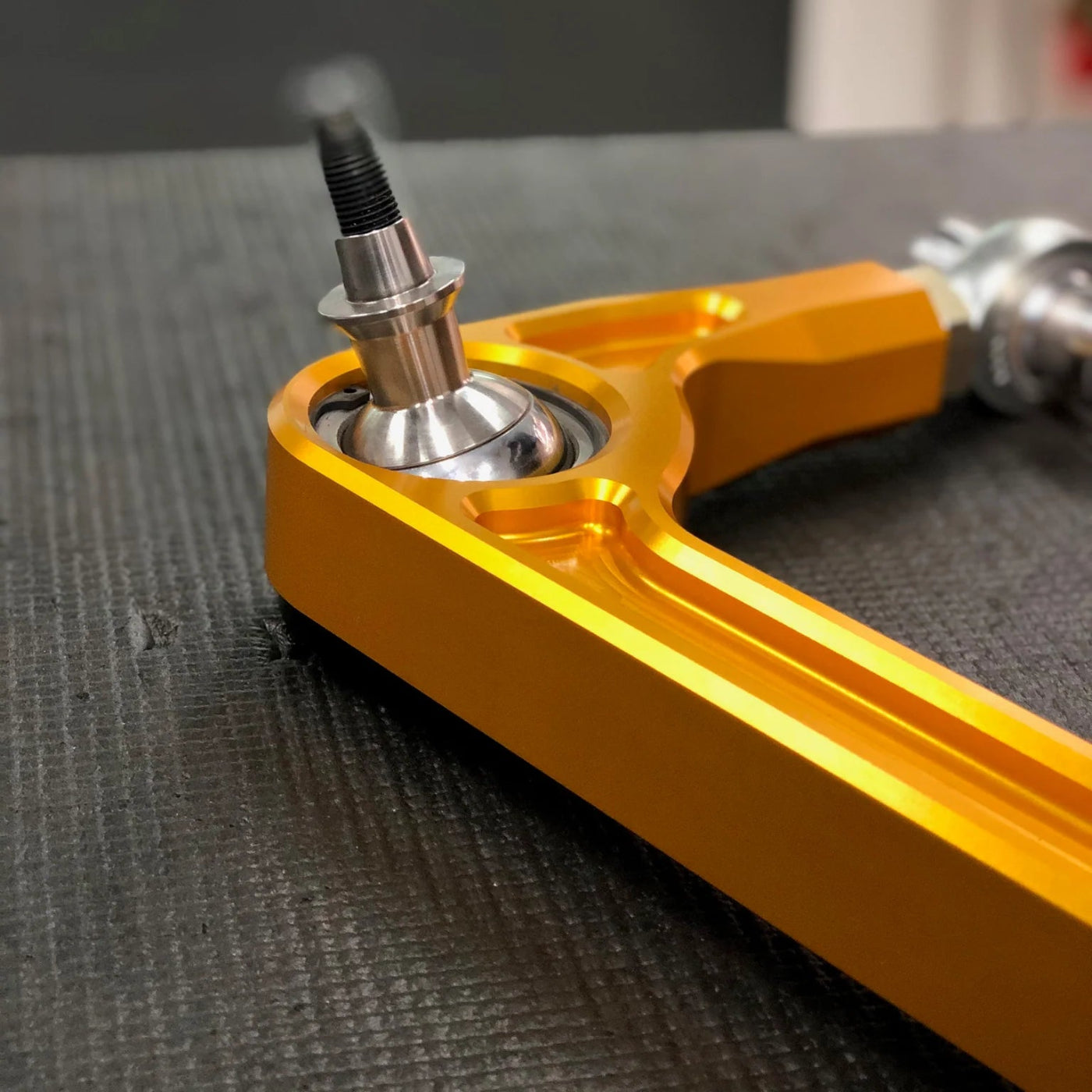 '05-22 Toyota Tacoma Kibbetch Billet Aluminum Upper Control Arms close-up