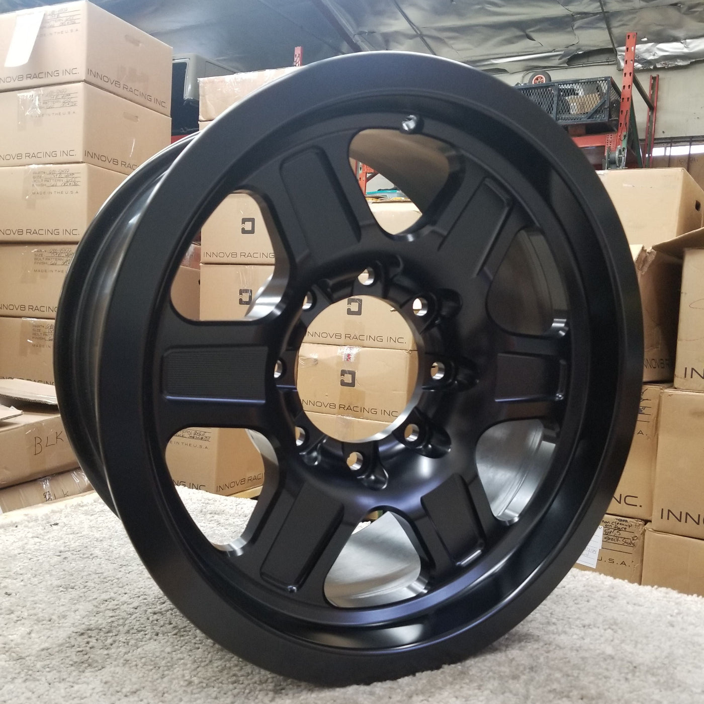 G400 Smooth Lip Wheel 18x9.0" 5 & 6 Lug Front View