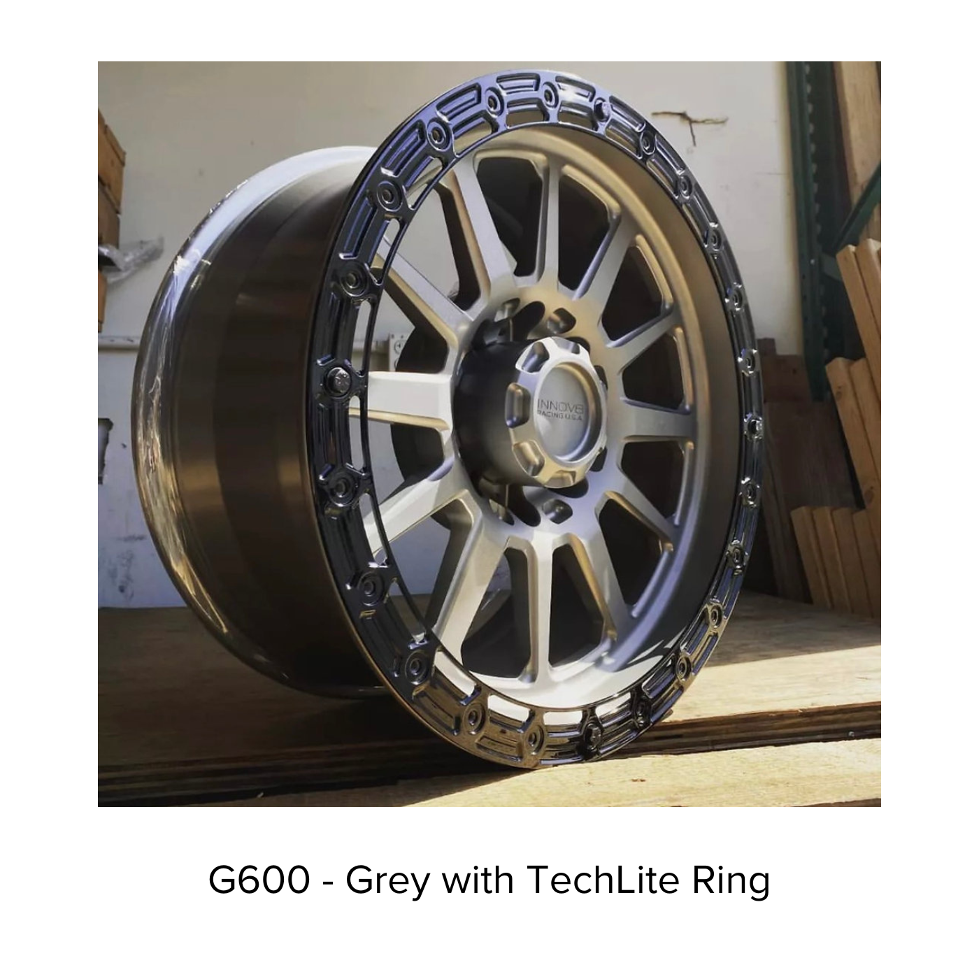 G600 Simulated Beadlock Wheel 20x10.0" 8 Lug - TechLite Ring