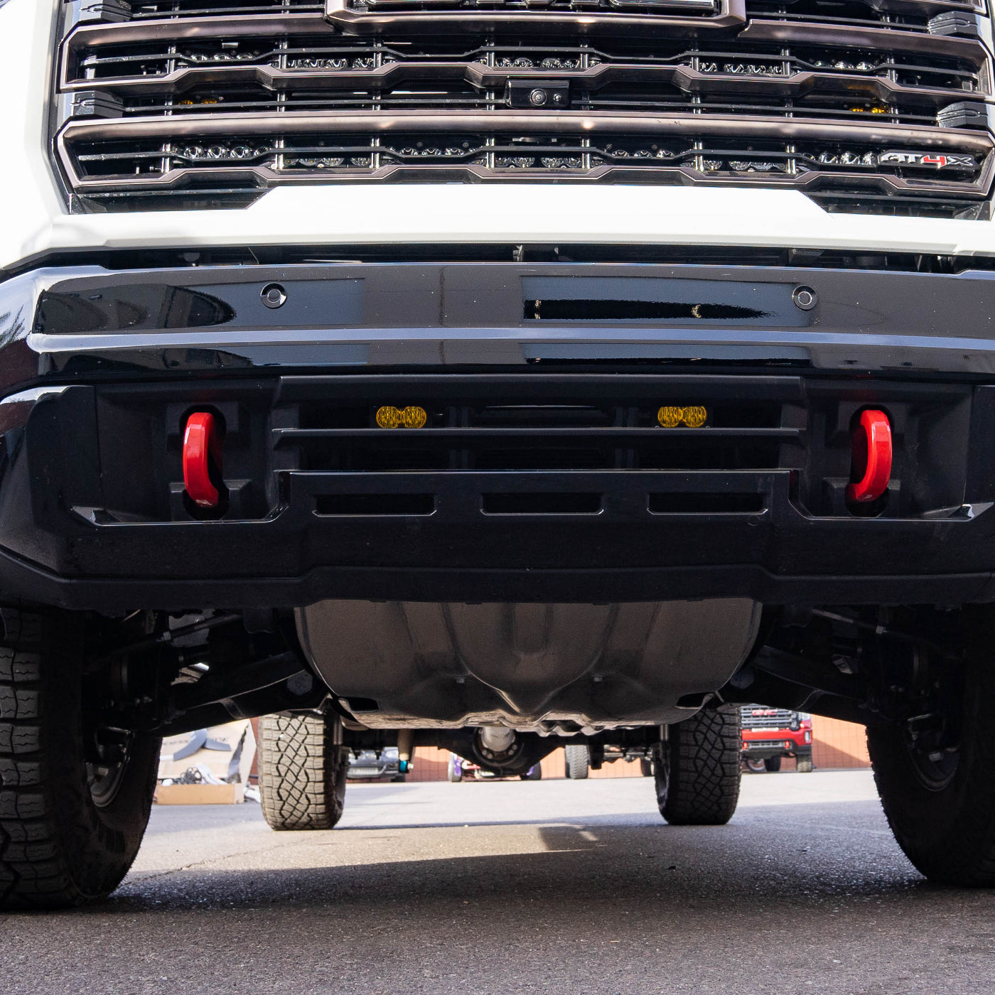 SDHQ Built '24-25 GMC Sierra 2500/3500 Bumper S2 Pod Mounting Kit installed 