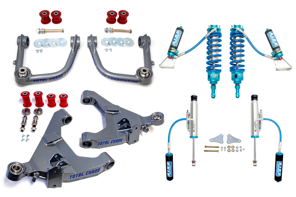 UCA W/ ADJUSTABLE COILOVER 3.0 INCH DIAMETER FRONT AND REAR SHOCKS - LEXUS GX470