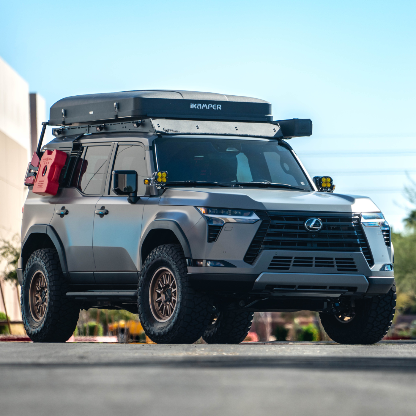 '24+ Lexus GX550 Overtrail Edition Complete King Shock Package Front View