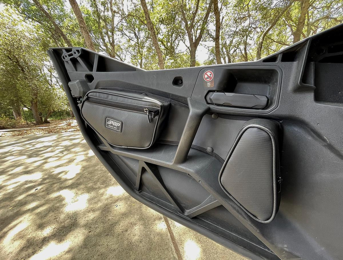 PRP Door Bag with Knee Pad for 2021+ Can-Am Commander (Pair) Front View