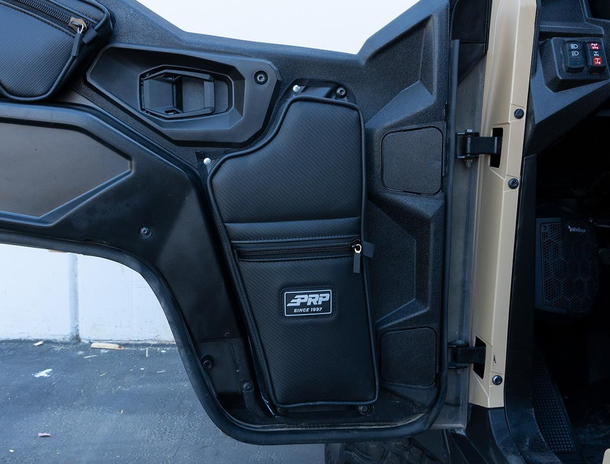 PRP Front Upper Door Bags for 16+ Polaris General (Pair) Front View