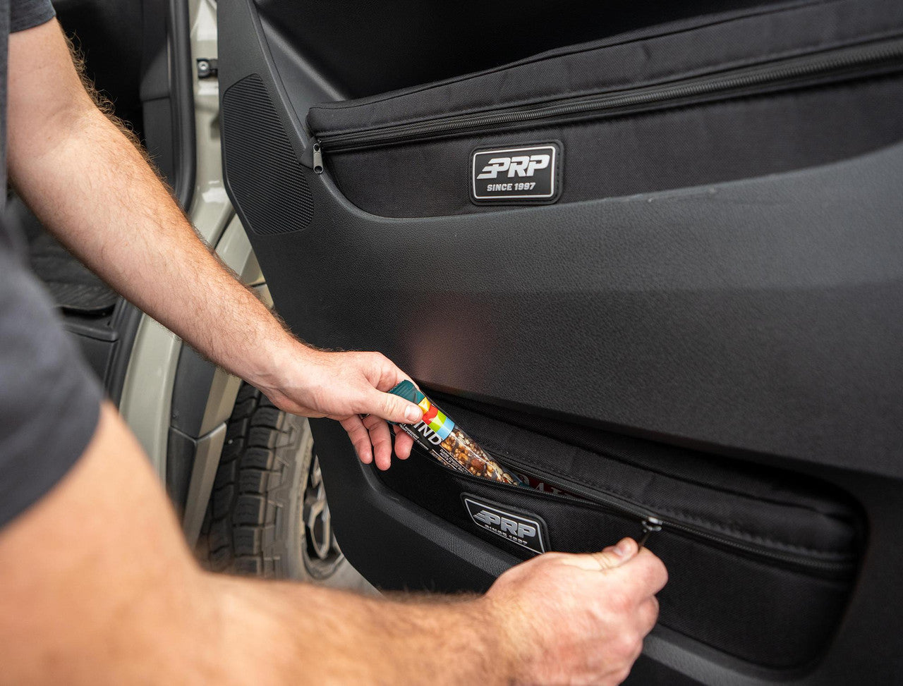 PRP Lower Door Bags (Pair) Front View