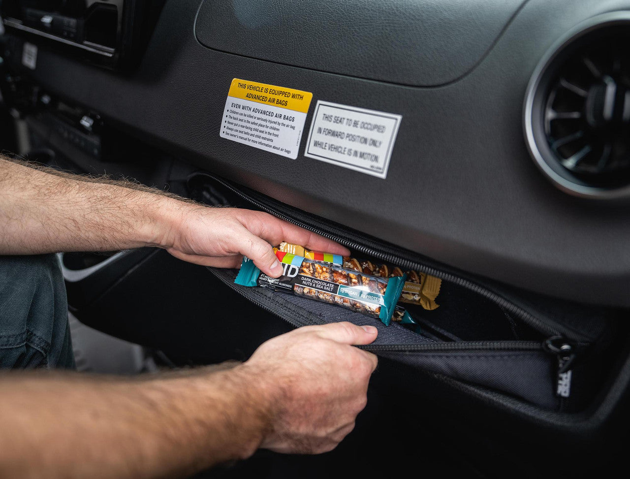 PRP Dash Bag for 2019+ Mercedes Sprinter Van Front View