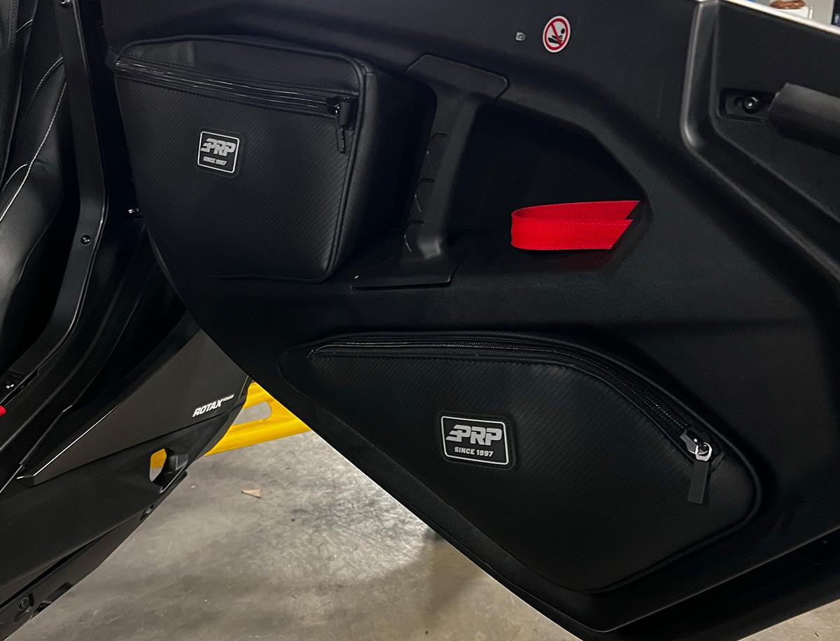 PRP Door Bags for Can-Am Maverick R (Pair) Front View