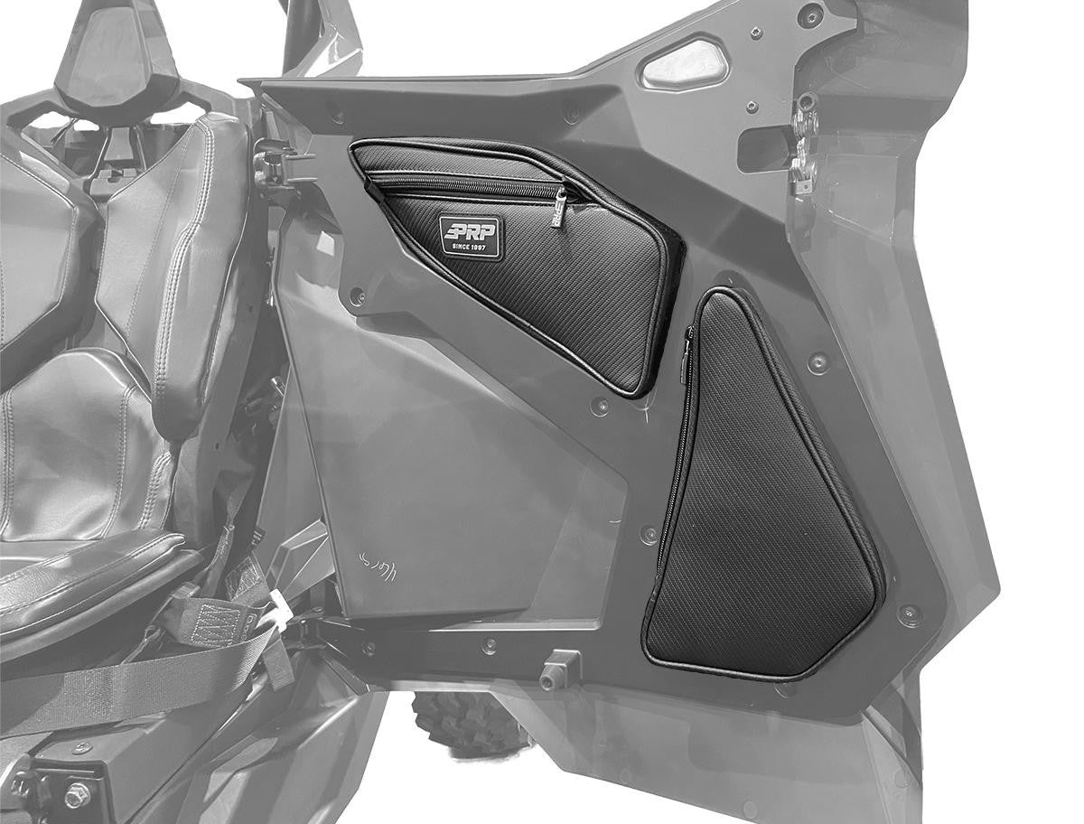 PRP Rear Door Bags for Polaris RZR PRO XP4, PRO R4, Turbo R4 (Pair) Front View