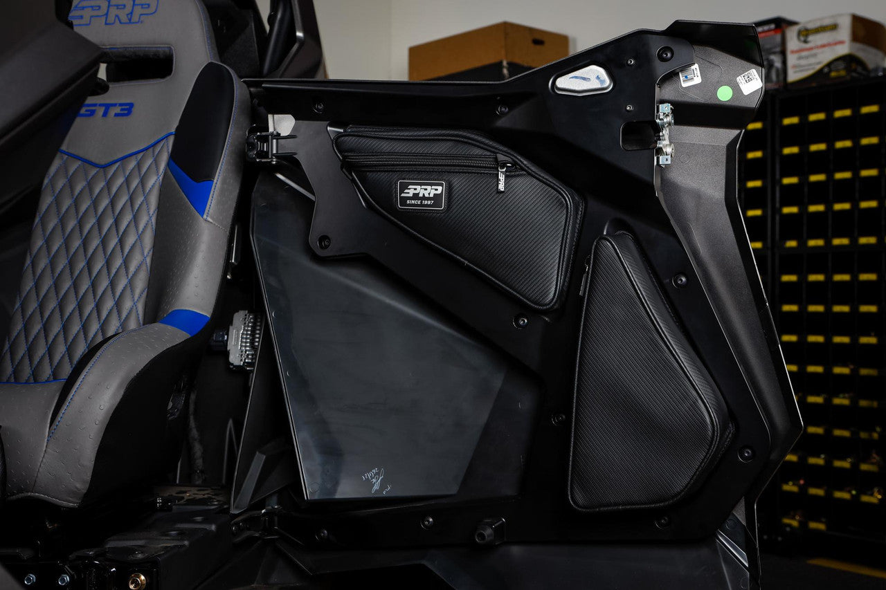 PRP Rear Door Bags for Polaris RZR PRO XP4, PRO R4, Turbo R4 (Pair) Front View