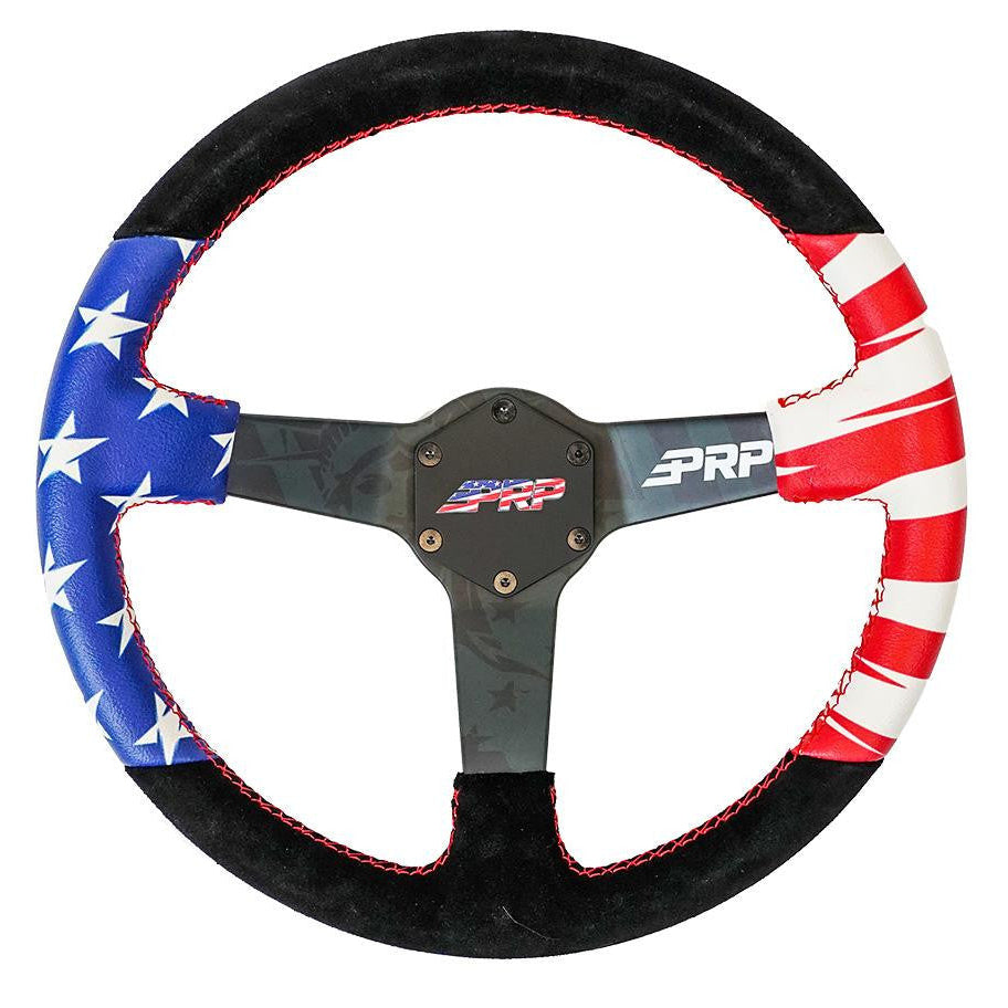 PRP Steering Wheel Center Cap (New Glory Shadow) Front View
