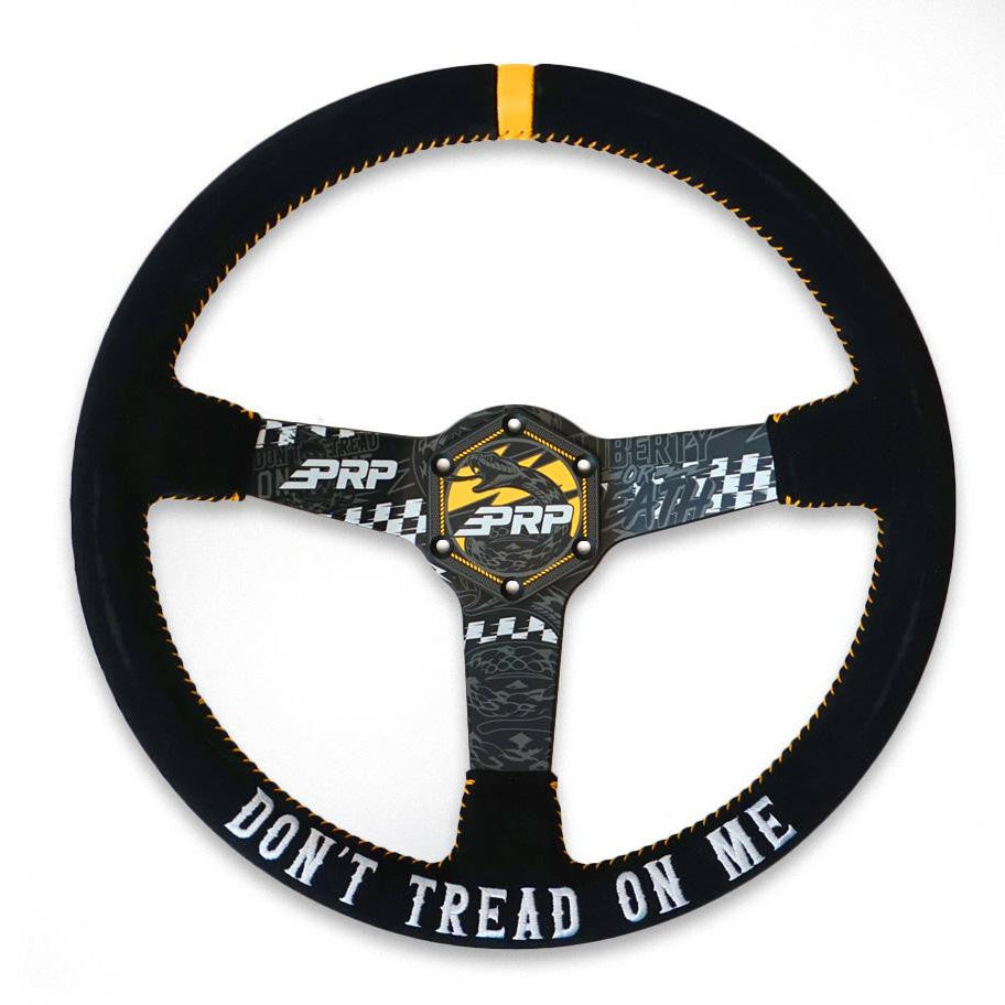 PRP Steering Wheel Center Cap (Snake & PRP) Front View