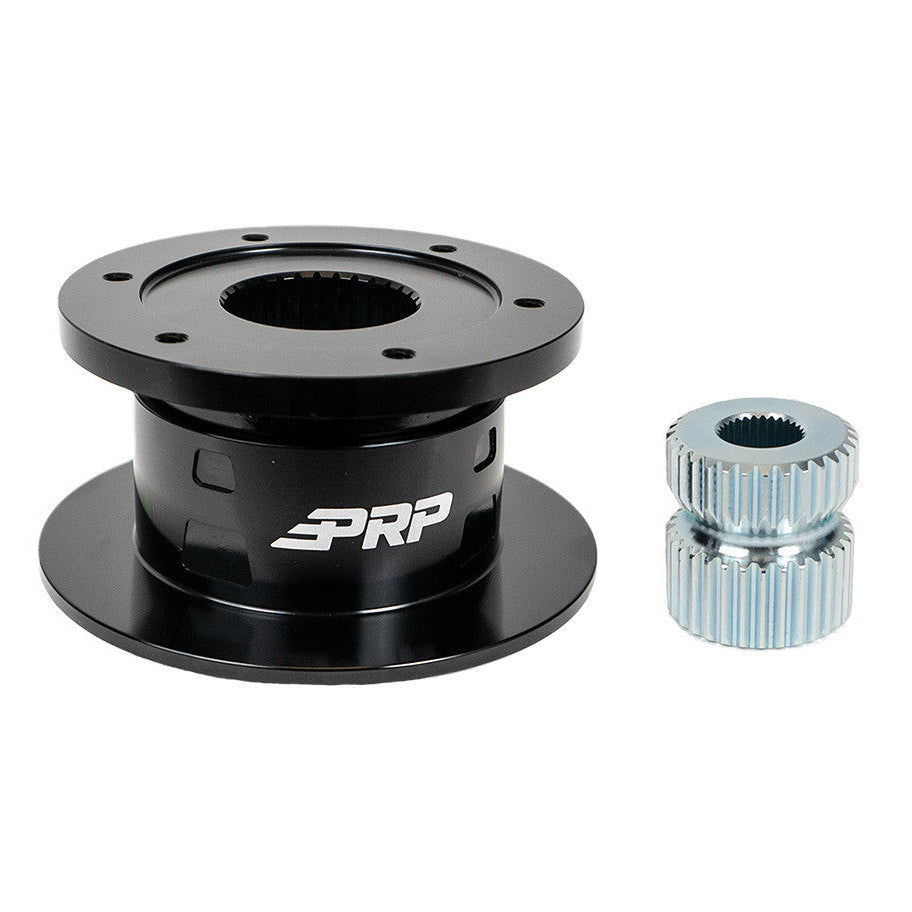 PRP Quick Release Steering Wheel Hub for Polaris RZR, Can-Am Maverick X3, Arctic Cat Wildcat Front View