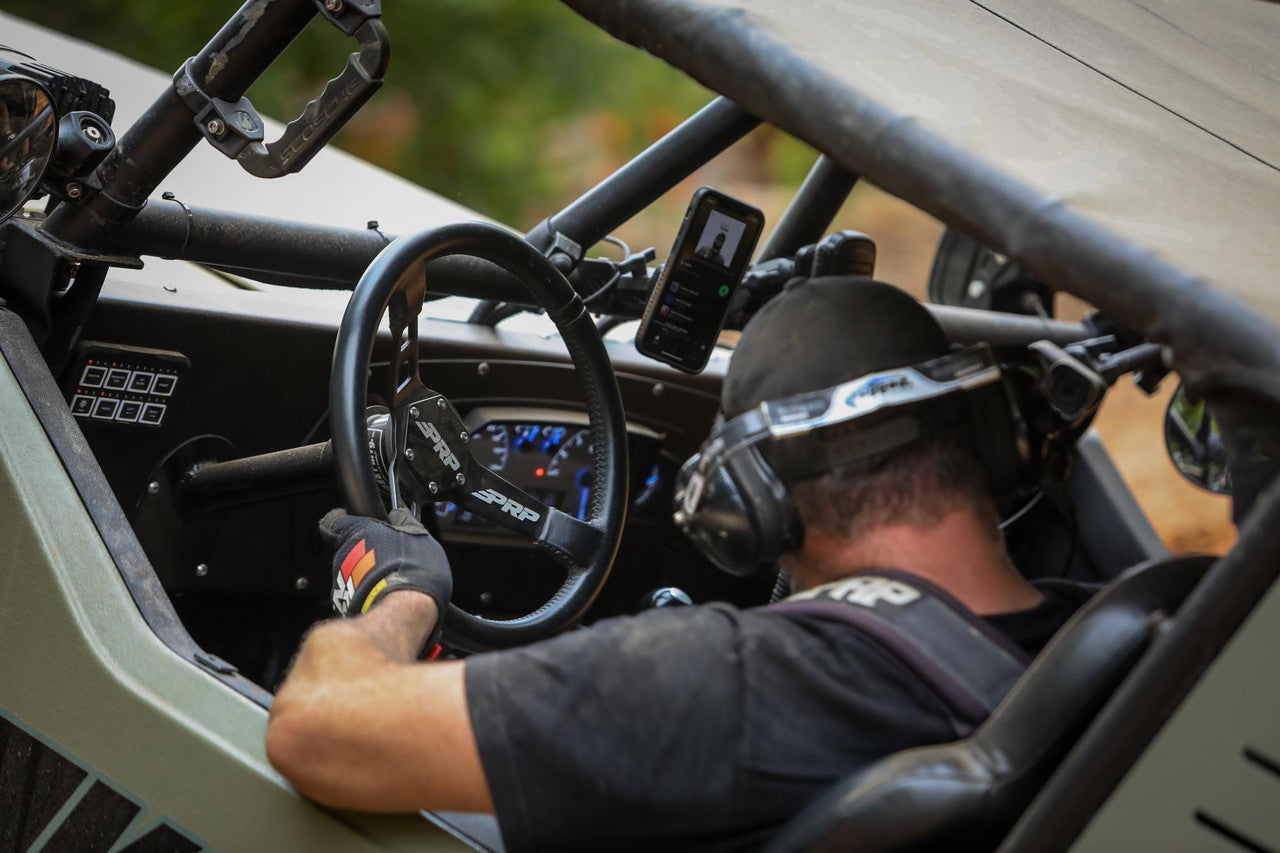 PRP Deep Dish Leather Steering Wheel
