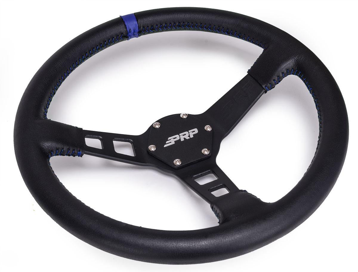 PRP Deep Dish Leather Steering Wheel