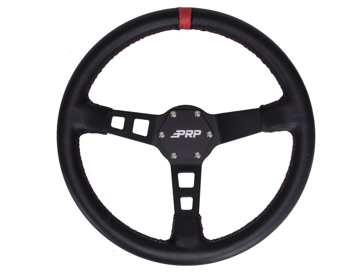 PRP Deep Dish Leather Steering Wheel