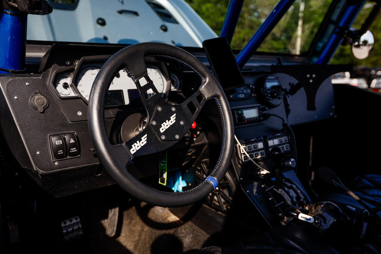 PRP Flat Leather Steering Wheel