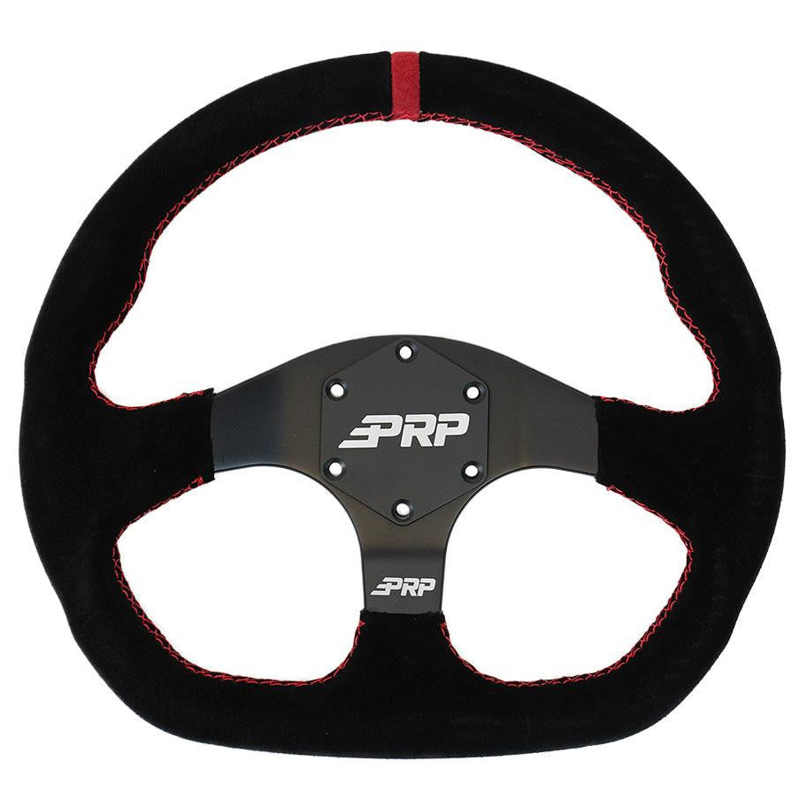 PRP Comp-R Suede Steering Wheel Front View