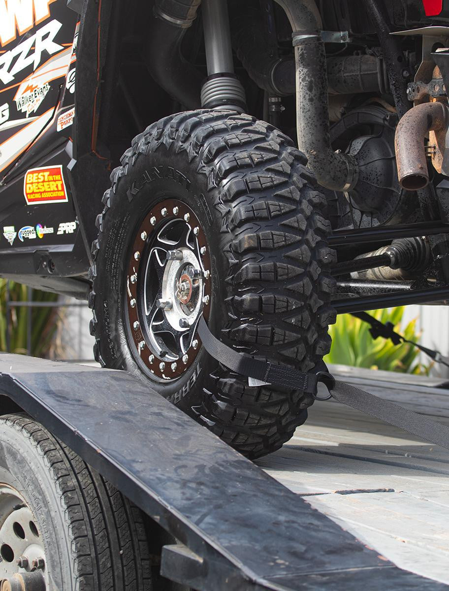 1.5" UTV Wheel Lasso Tie-Down (2 Pack) - Black
