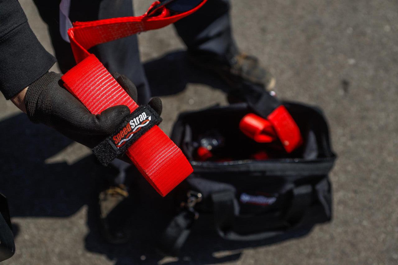 Ratchet 2 in. x 10 ft. Tie Down w/ Twisted Snap Hooks and Axle Strap