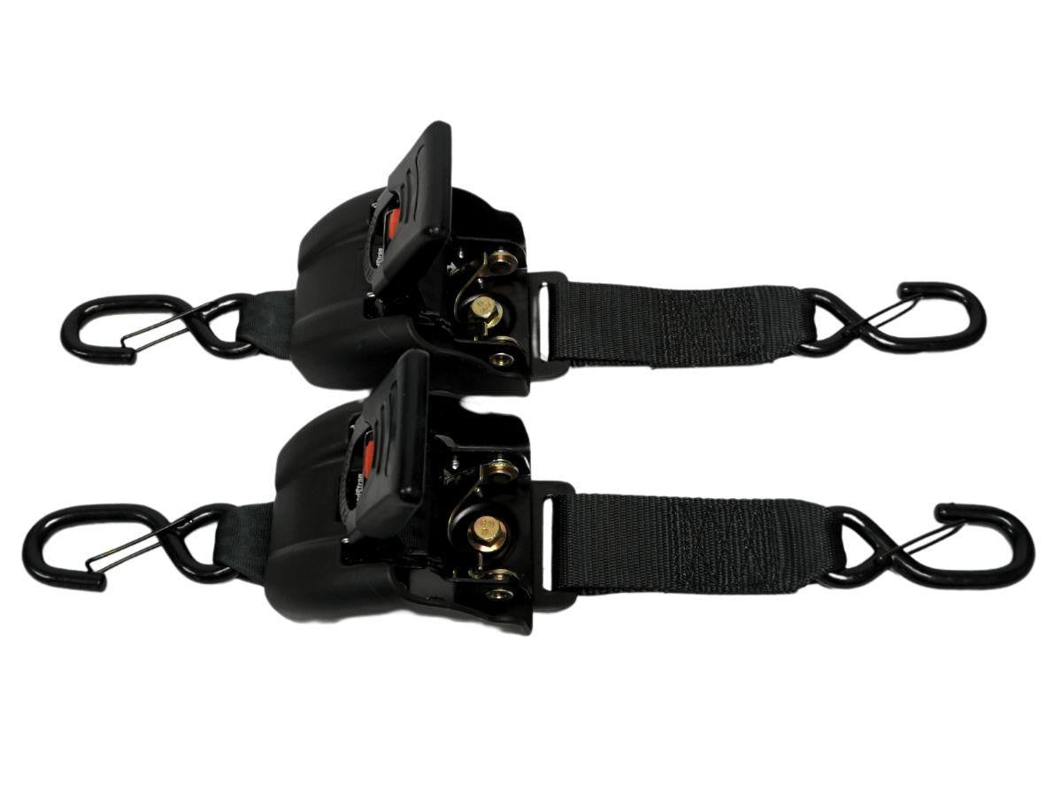2” x 10” S-Hook Adapters for Retractable Tie-Down Straps (2 Pack)