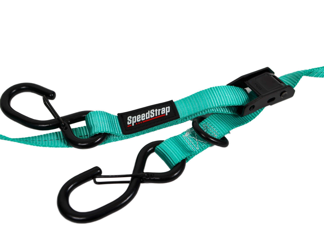 Shreddy Cam-Lock 1 in. x 10 ft. Tie Down w/ Snap 'S' Hooks and Soft Tie