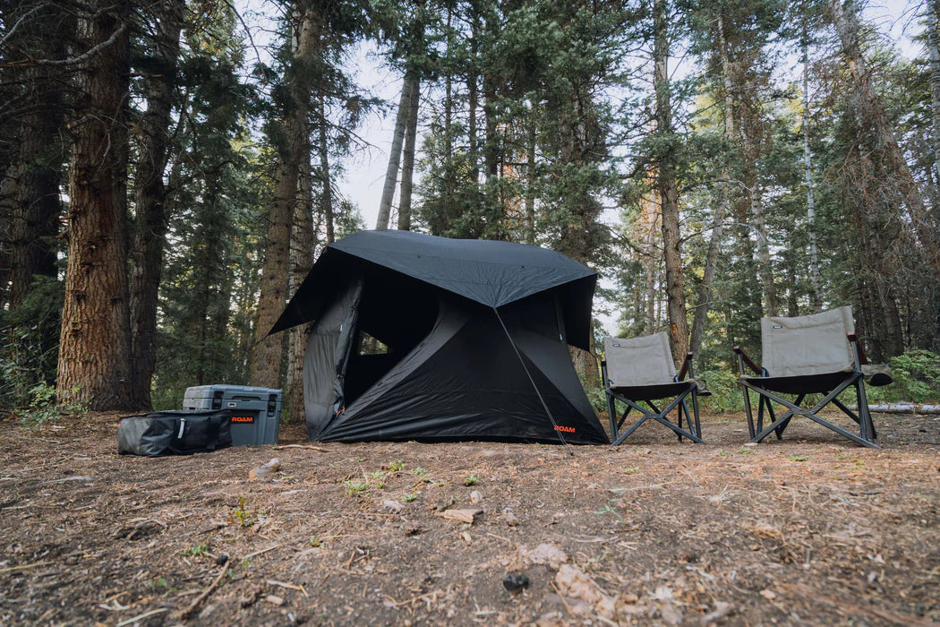 The Drifter Tent Front View Black