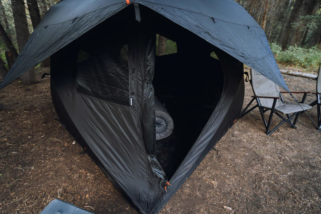 The Drifter Tent Front View Black