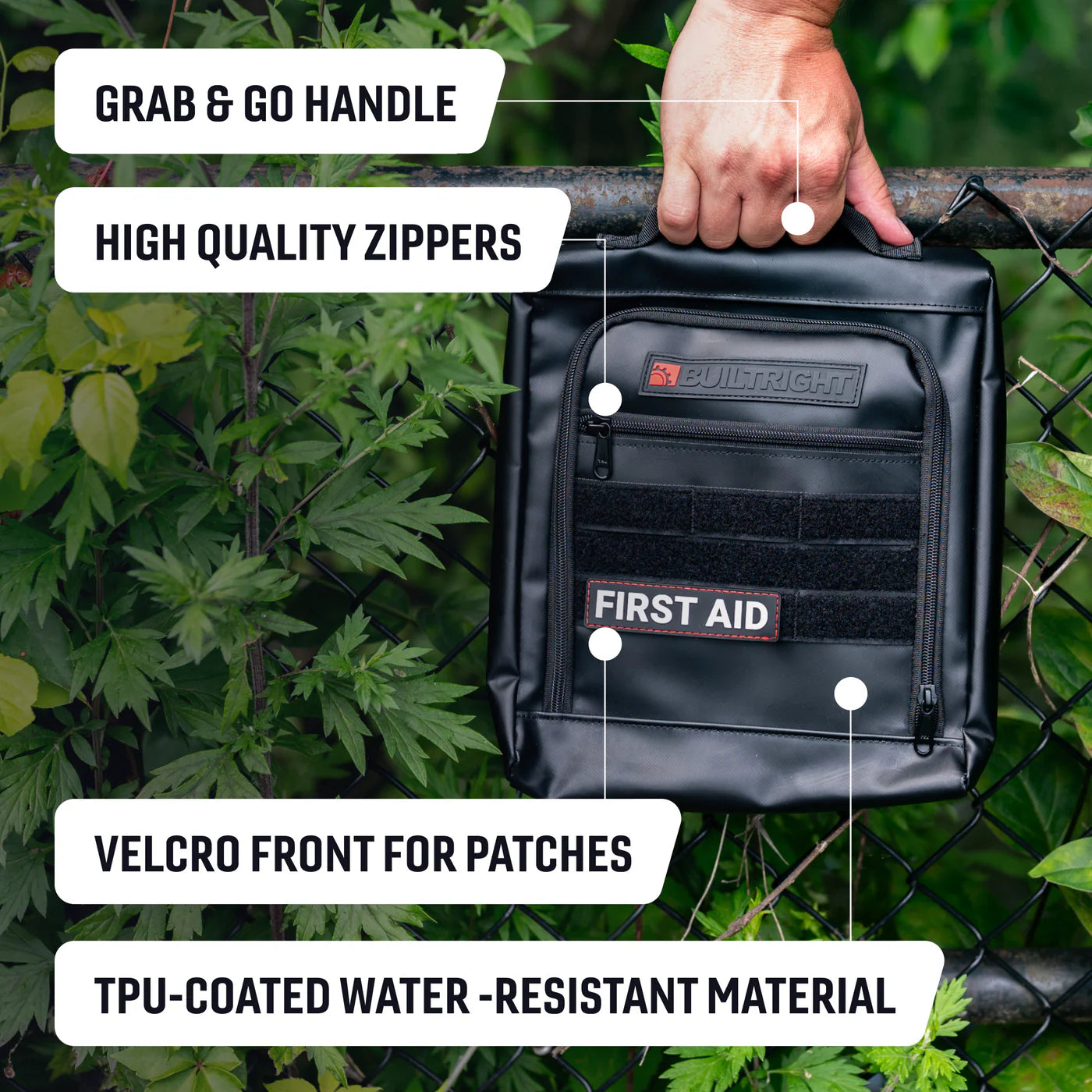BUILTRIGHT Go Pouch Front View