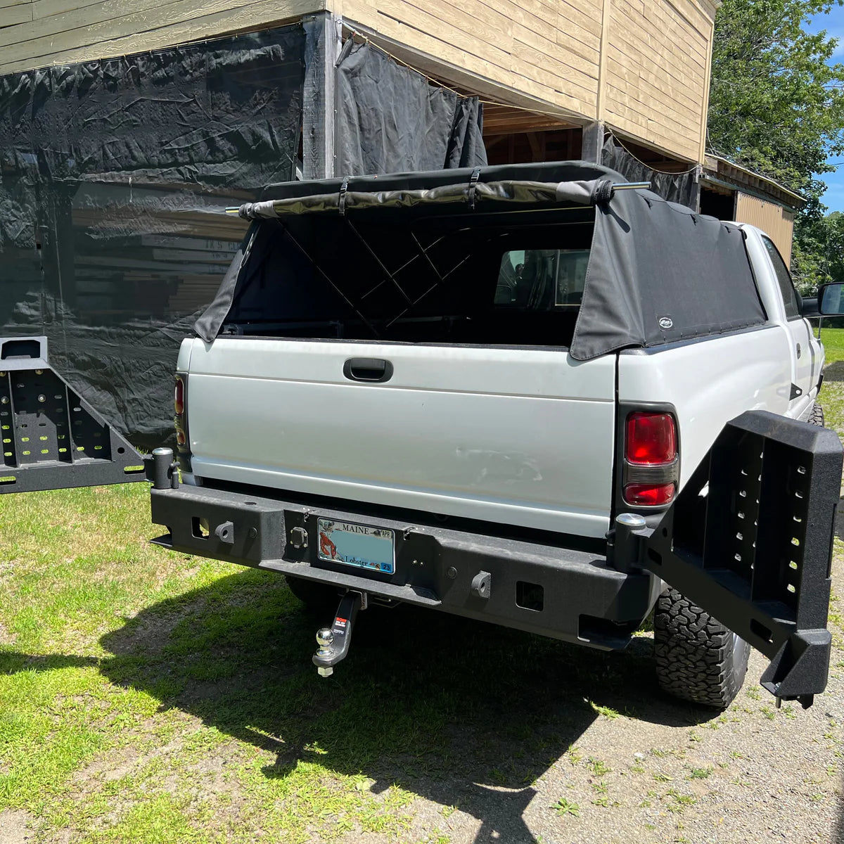 1994-2002 RAM 1500/2500/3500 OCTANE DUAL SWING OUT REAR BUMPER Front View
