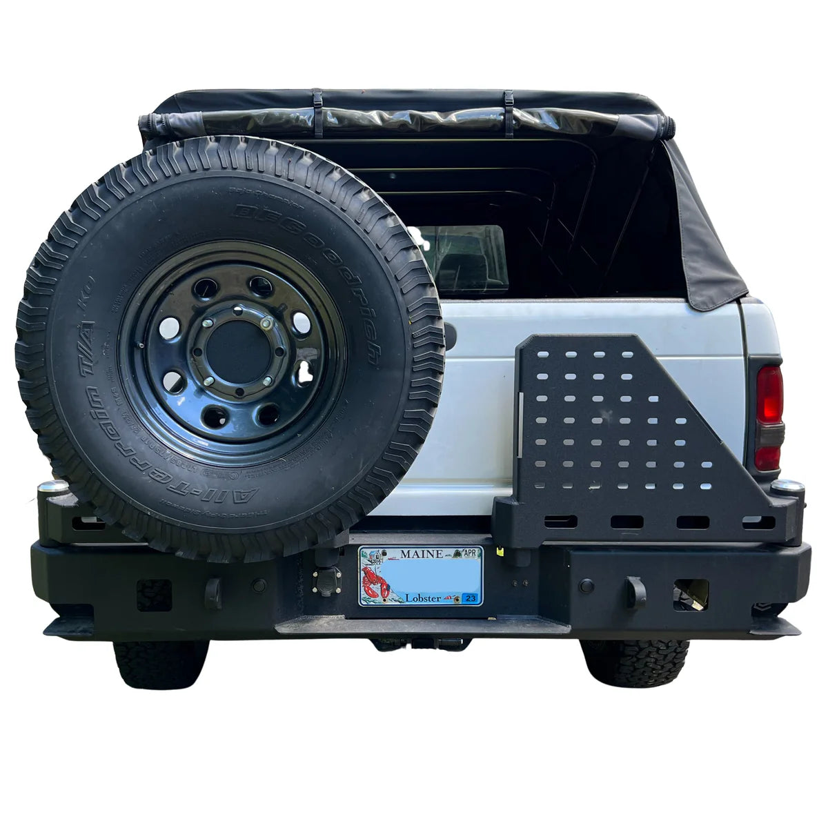 1994-2002 RAM 1500/2500/3500 OCTANE DUAL SWING OUT REAR BUMPER Front View