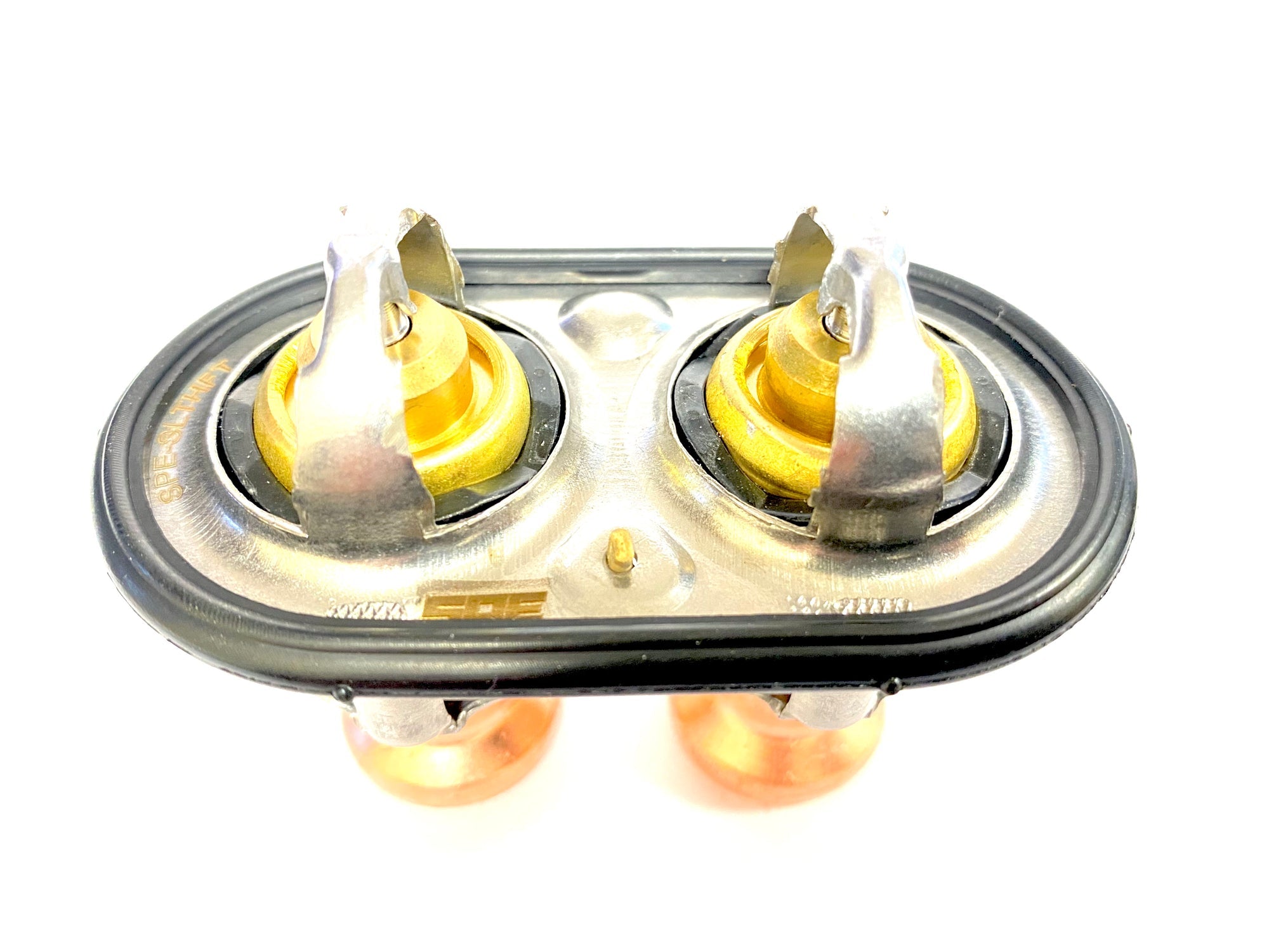 SPE 6.7L Powerstroke Low Temp, High Flow Thermostat Front View